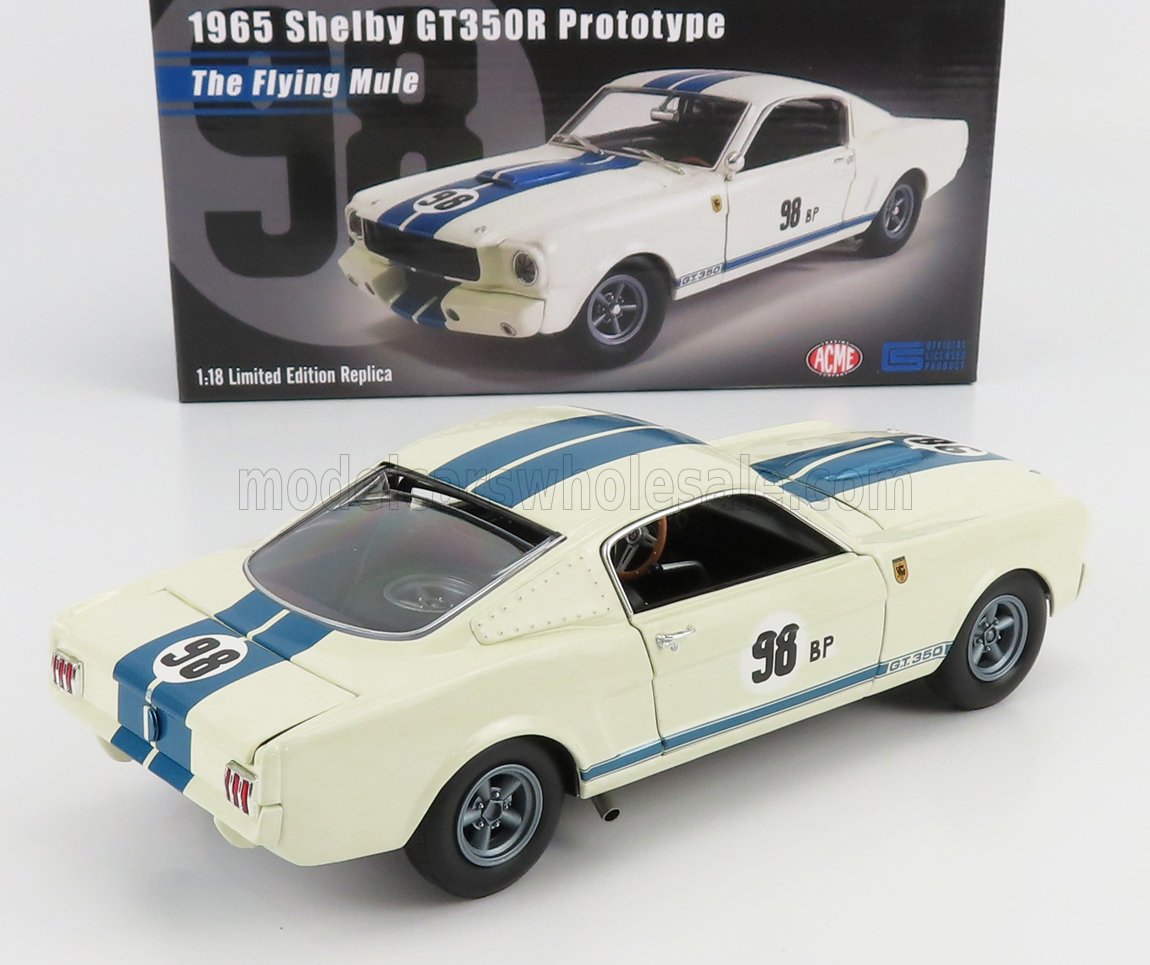 ACME-MODELS - FORD USA - MUSTANG GT350R COUPE N 98 PROTOTYPE THE FLYING MULE 1965 K.MILES