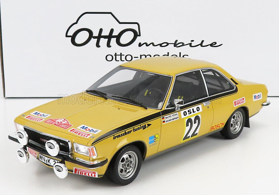 OTTO-MOBILE - OPEL - COMMODORE B GS/E N 22 RALLY MONTECARLO 1974 W.ROHRL - J.BERGER