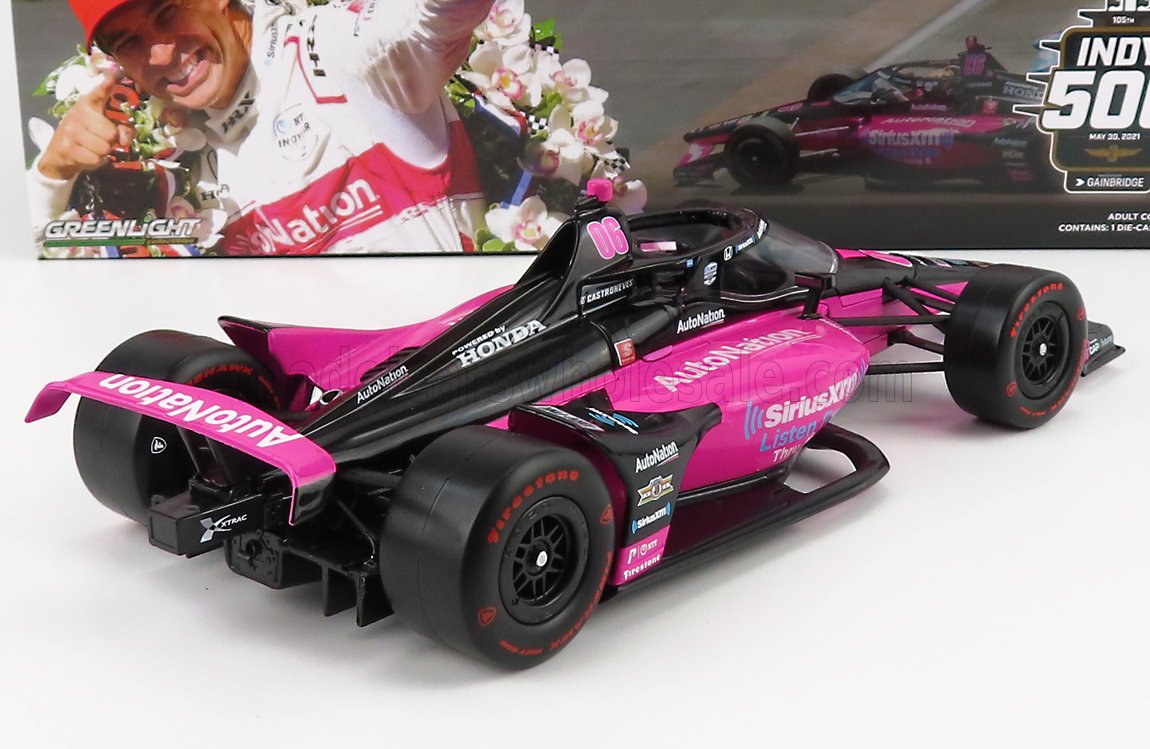 GREENLIGHT - HONDA - TEAM AUTONATION N 6 WINNER INDIANAPOLIS INDY 500 INDYCAR SERIES 2021 H.CASTRONEVES