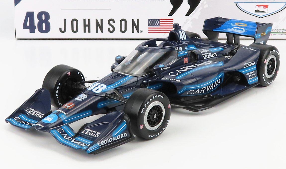 GREENLIGHT - 1/18 - HONDA - TEAM CHIP GANASSI RACING N 48 INDIANAPOLIS INDY 500 INDYCAR SERIES 2021 J.JOHNSON - BLUE BLACK