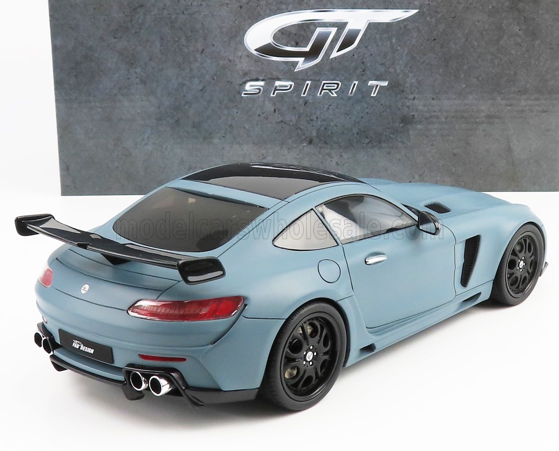 GT-SPIRIT - 1/18 - MERCEDES BENZ - AMG GT FAB DESIGN AREION 2018 - MATT GREY