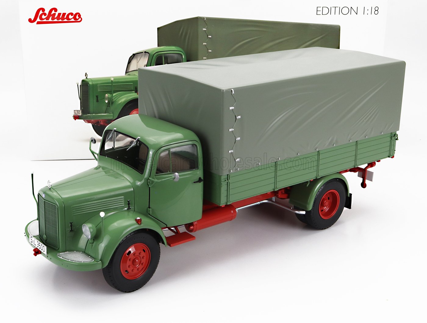 SCHUCO - MERCEDES BENZ - L3500 TRUCK TELONATO 1950