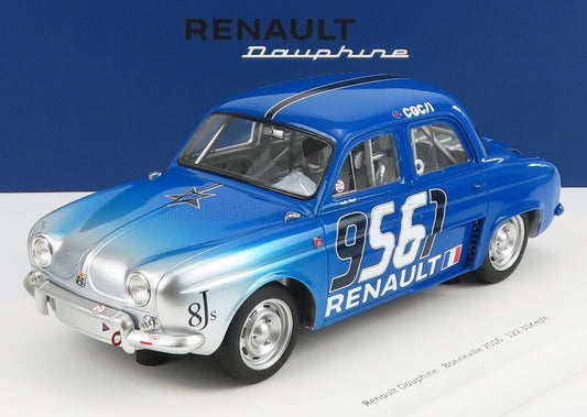 BIZARRE - RENAULT - DAUPHINE N 9561 BONNEVILLE 2016 NICOLAS PROST - CON VETRINA - WITH SHOWCASE