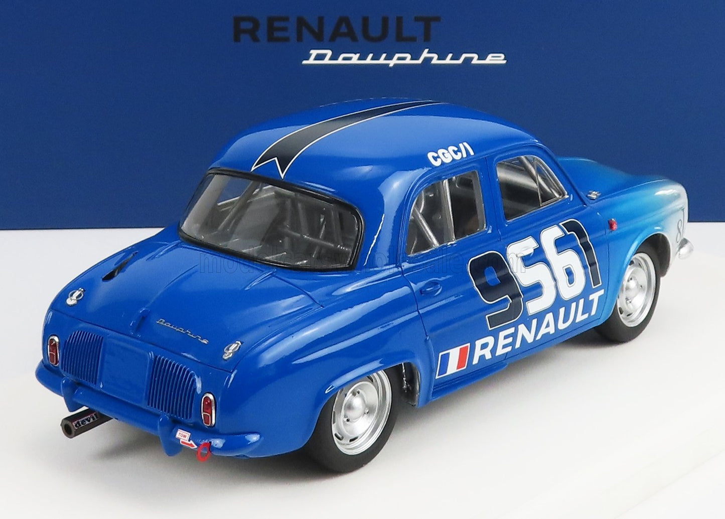 BIZARRE - RENAULT - DAUPHINE N 9561 BONNEVILLE 2016 NICOLAS PROST - CON VETRINA - WITH SHOWCASE