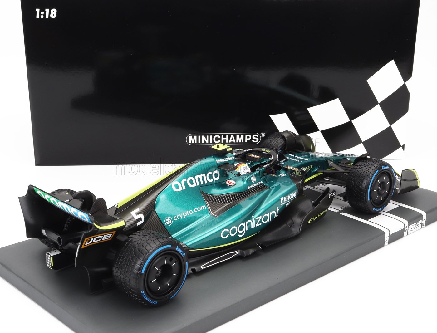 MINICHAMPS - ASTON MARTIN - F1 AMR22 TEAM ARAMCO COGNIZART N 5 MONACO GP 2022 SEBASTIAN VETTEL