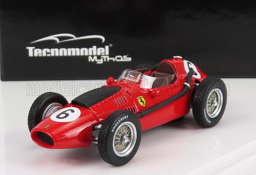 TECNOMODEL - 1/43 - FERRARI - F1 DINO 246 N 6 2nd MAROCCO GP MIKE HAWTHORN 1958 WORLD CHAMPION - RED