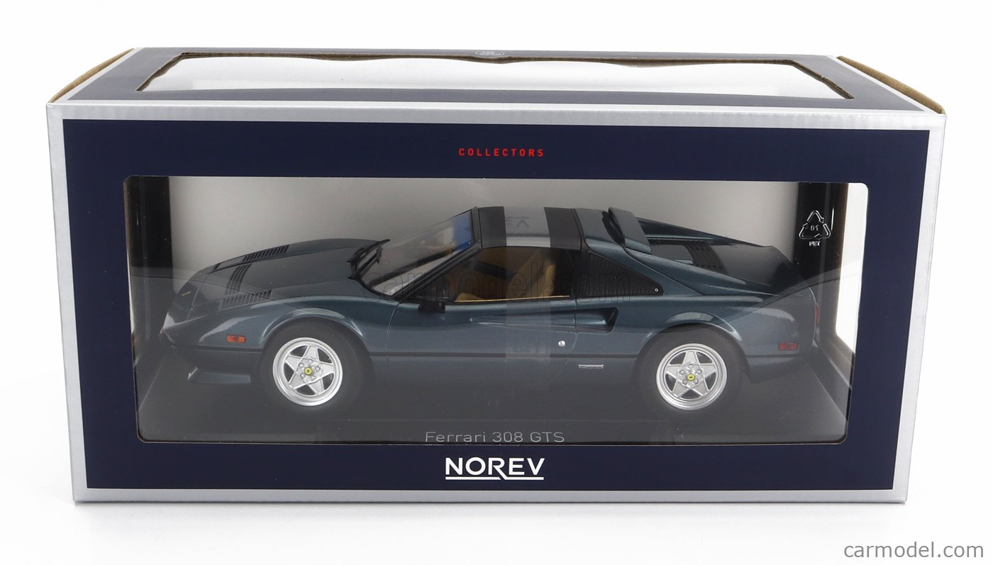 NOREV - 1/18 - FERRARI - 308 GTS 1982 - BLUE MET