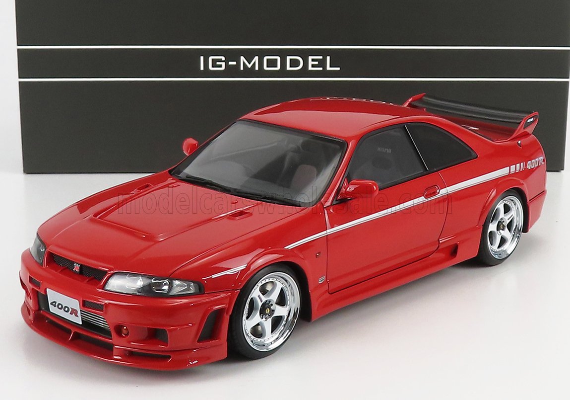 IGNITION-MODEL - 1/18 - NISSAN - SKYLINE GT-R (R33) NISMO 400R COUPE 1997 - RED