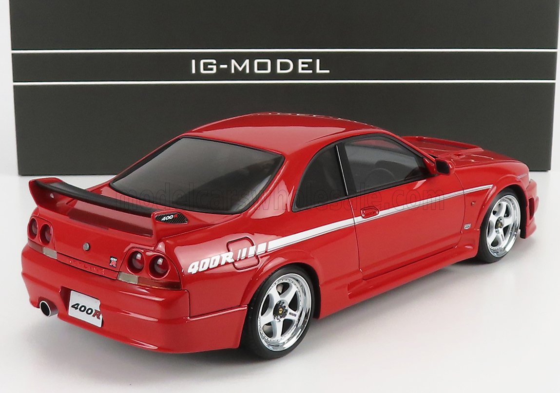 IGNITION-MODEL - 1/18 - NISSAN - SKYLINE GT-R (R33) NISMO 400R COUPE 1997 - RED