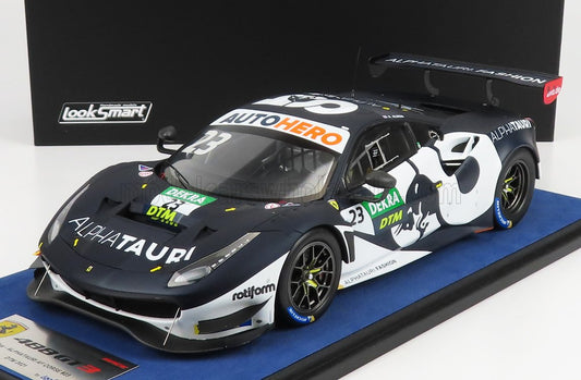 LOOKSMART 1/18 - FERRARI - 488 GT3 EVO 3.9L TURBO V8 TEAM ALPHATAURI N 23 DTM SEASON 2021 A.ALBON