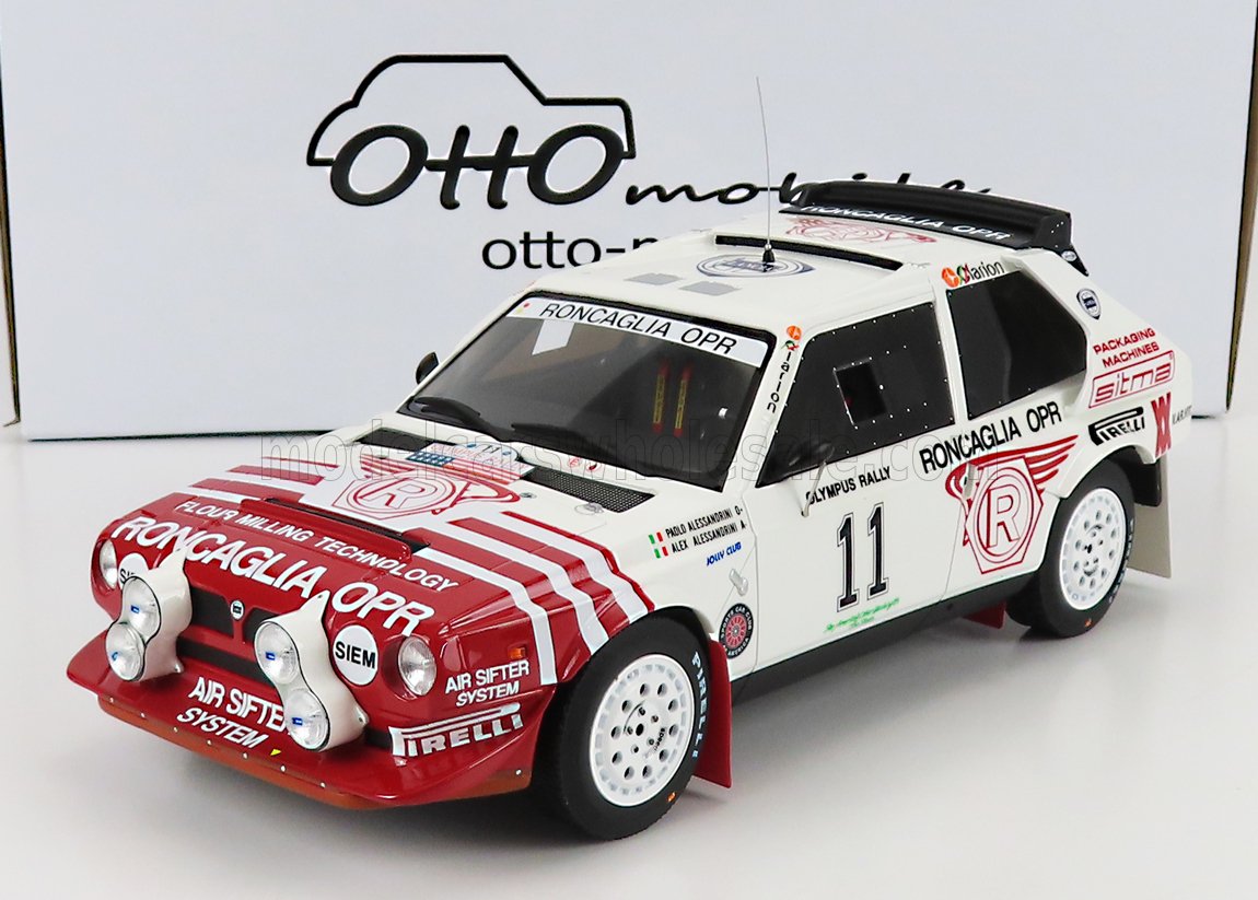 OTTO-MOBILE - LANCIA - DELTA S4 TEAM RONCAGLIA OPR (night version) N 11 RALLY OLYMPUS 1986 P.ALESSANDRINI - A.ALESSANDRINI