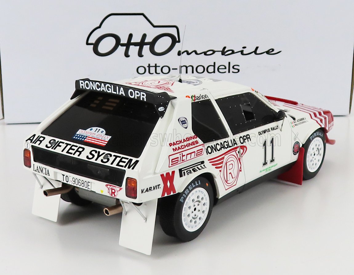 OTTO-MOBILE - LANCIA - DELTA S4 TEAM RONCAGLIA OPR (night version) N 11 RALLY OLYMPUS 1986 P.ALESSANDRINI - A.ALESSANDRINI