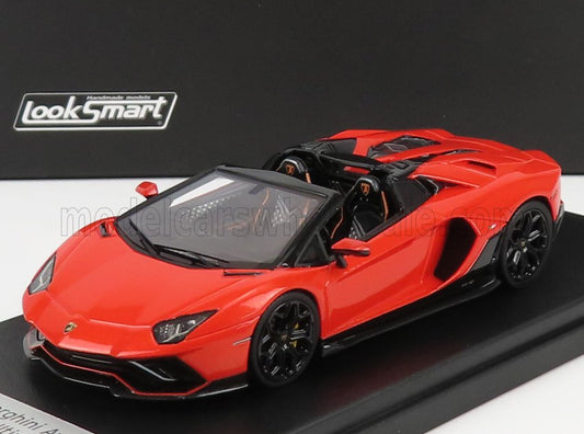 LOOKSMART - 1/43 - LAMBORGHINI - AVENTADOR LP780-4 ULTIMAE ROADSTER 2021 - ARANCIO XANTO - ORANGE