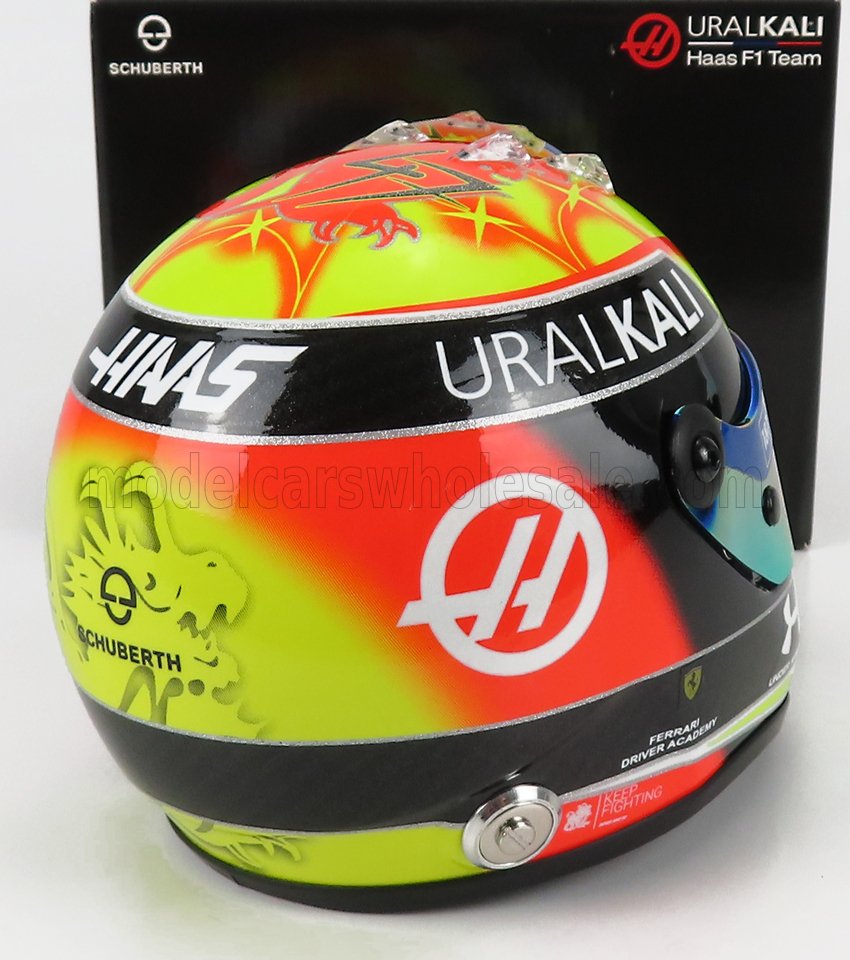 MINI HELMET - SCHUBERTH HELMET - F1 CASCO HELMET VF-21 TEAM URALKALI N 47 BRITISH SILVERSTONE GP 2021 MICK SCHUMACHER