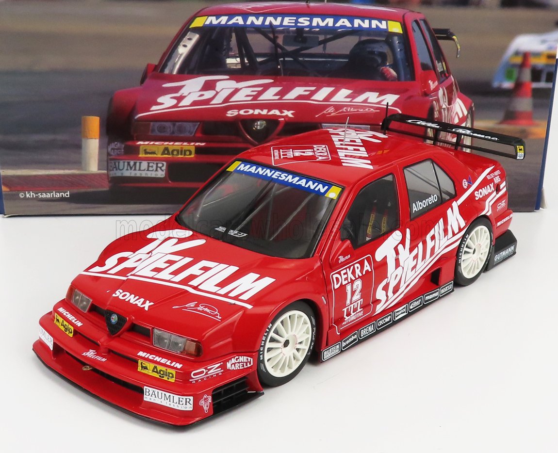 WERK83 - ALFA ROMEO - 155 V6 TI TEAM SCHUBEL ENGINEERING N 12 DTM ITC SEASON 1995 MICHELE ALBORETO