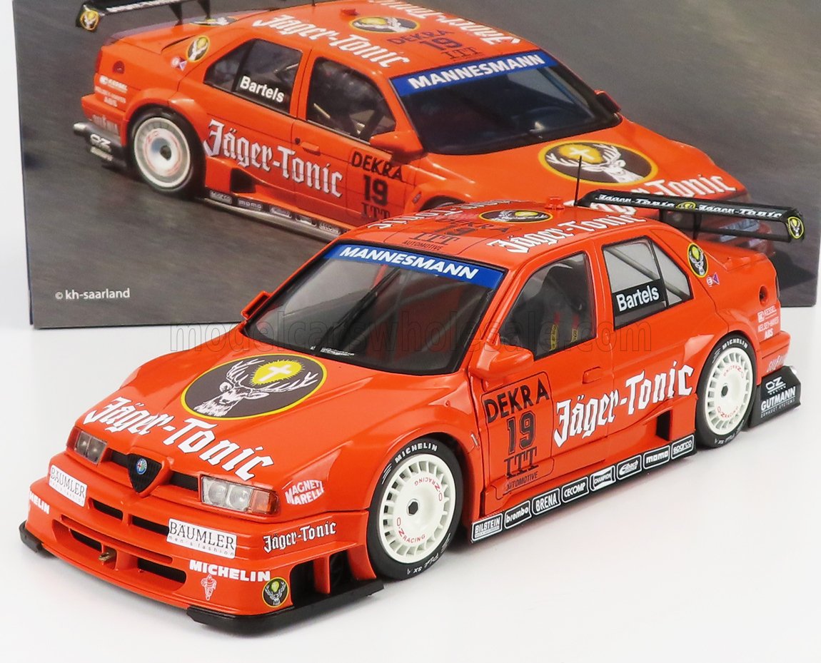 WERK83 - ALFA ROMEO - 155 V6 TI JAGER-TONIC RACING N 19 DTM ITC RACE HELSINKI 1995 MICHAEL BARTELES