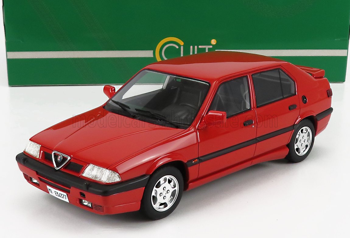 CULT-SCALE MODELS - 1/18 - ALFA ROMEO - 33 S QV PERMANENT 4 1991 - RED