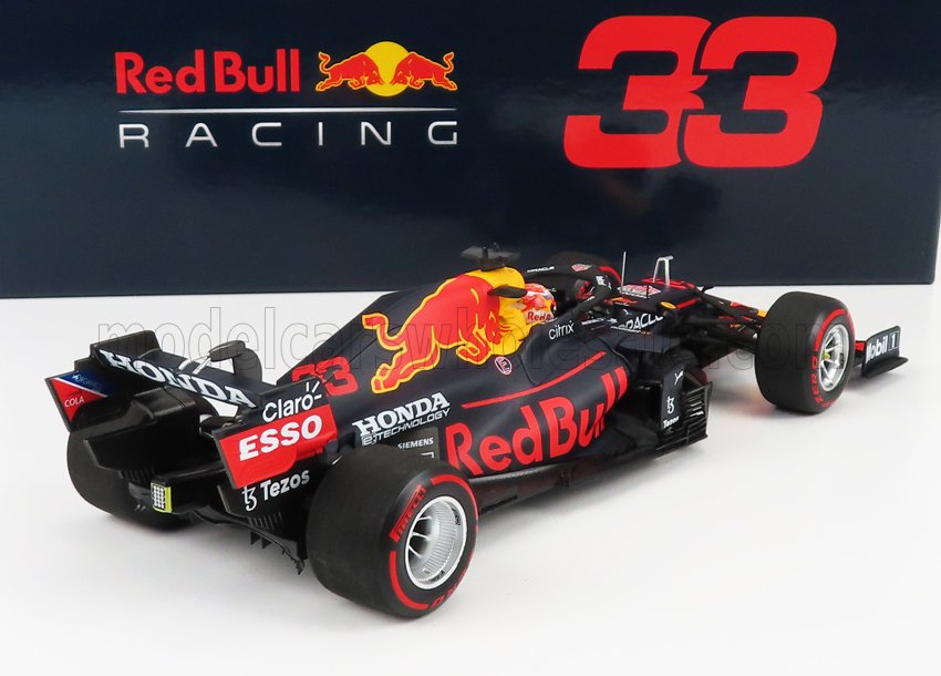 MINICHAMPS - RED BULL - F1 RB16B HONDA RA620H TEAM ASTON MARTIN N 33 WINNER DUTCH GP 2021  - WORLD CHAMPION - MAX VERSTAPPEN