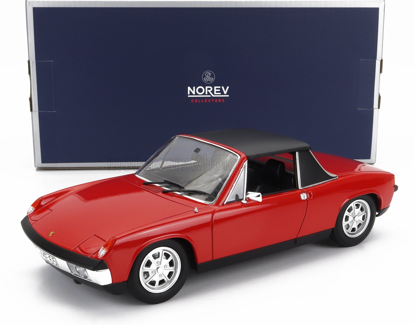 NOREV - 1/18 - PORSCHE - VOLKSWAGEN 914/4 1.7 1975 - RED