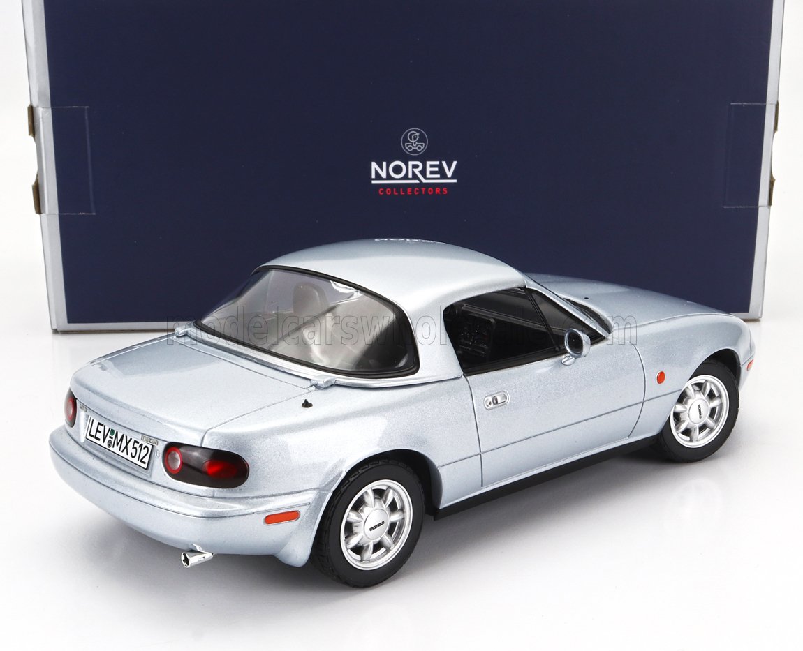 NOREV - 1/18 - MAZDA - MX-5 SPIDER 1989 - SILVER