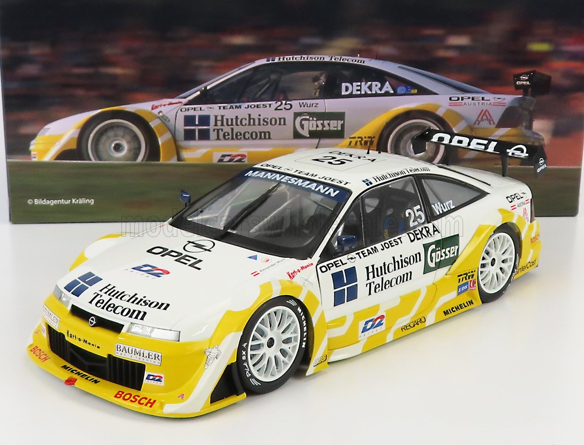 WERK83 - 1/18 - OPEL - CALIBRA V6 4X4 OPEL TEAM JOEST N 25 ITC 1996 ALEXANDER WURZ - WHITE YELLOW