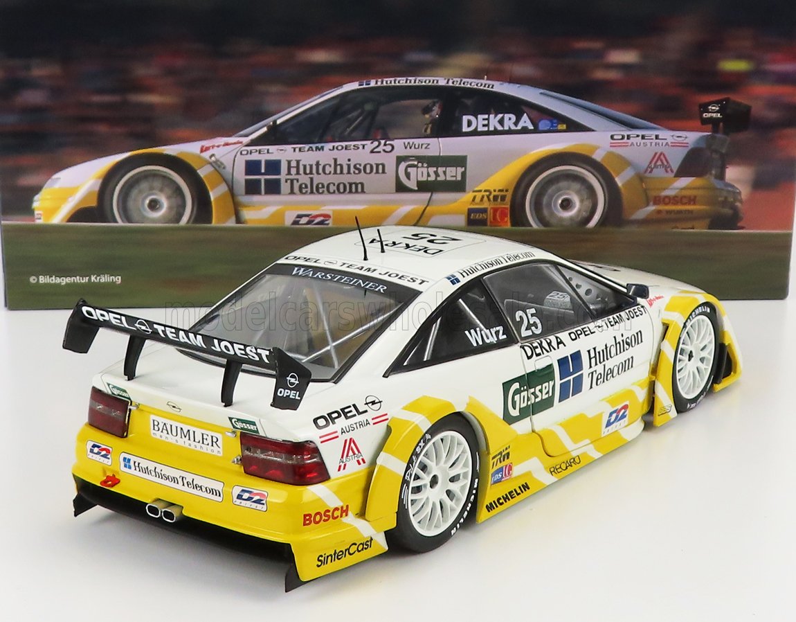 WERK83 - 1/18 - OPEL - CALIBRA V6 4X4 OPEL TEAM JOEST N 25 ITC 1996 ALEXANDER WURZ - WHITE YELLOW