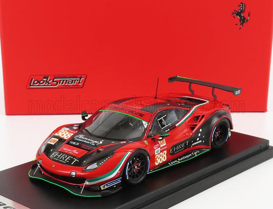 LOOKSMART - FERRARI - 488 GTE EVO 3.9L TURBO V8 TEAM RINALDI RACING N 388 24h LE MANS 2021 J.BLEEKEMOLEN - P.EHRET - C.HOOK