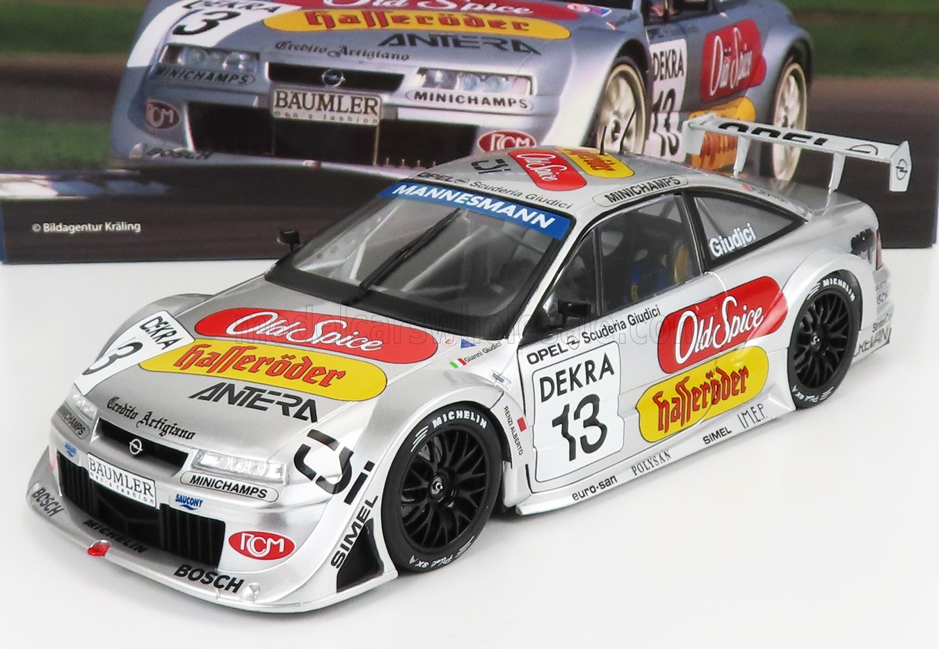 WERK83 - 1/18 - OPEL - CALIBRA V6 4X4 TEAM ROSBERG N 13 ITC 1996 GIANNI GIUDICI - WHITE