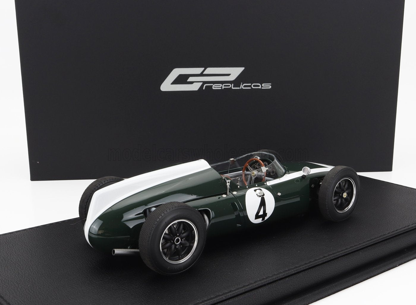 GP-REPLICAS - 1/18 - COOPER - F1 T53 N 4 2nd BELGIUM SPA GP 1960 BRUCE McLAREN - GREEN