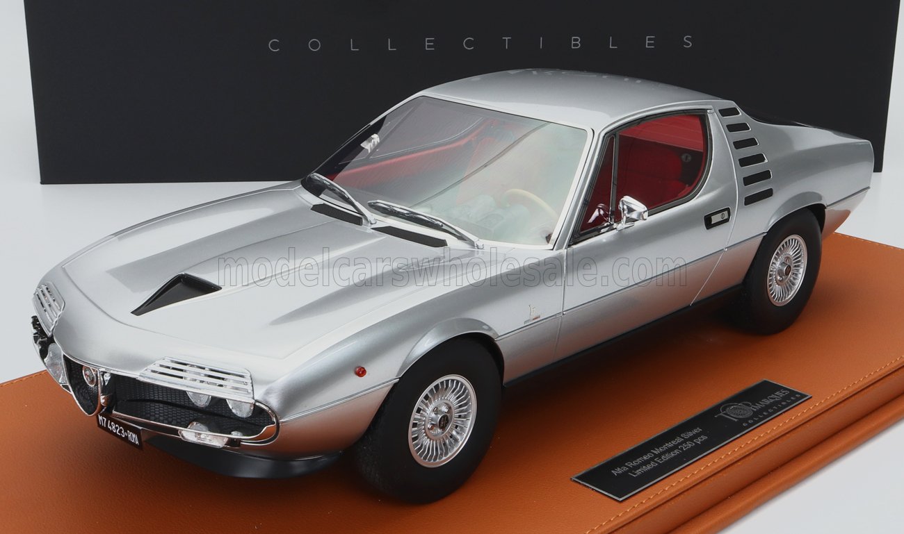 TOPMARQUES - 1/12 - ALFA ROMEO - MONTREAL 1970 - SILVER