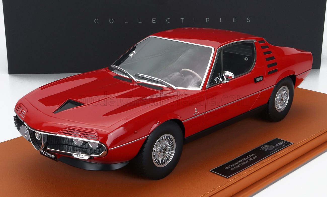 TOPMARQUES - 1/12 - ALFA ROMEO - MONTREAL 1970 - ROSSO ALFA RED