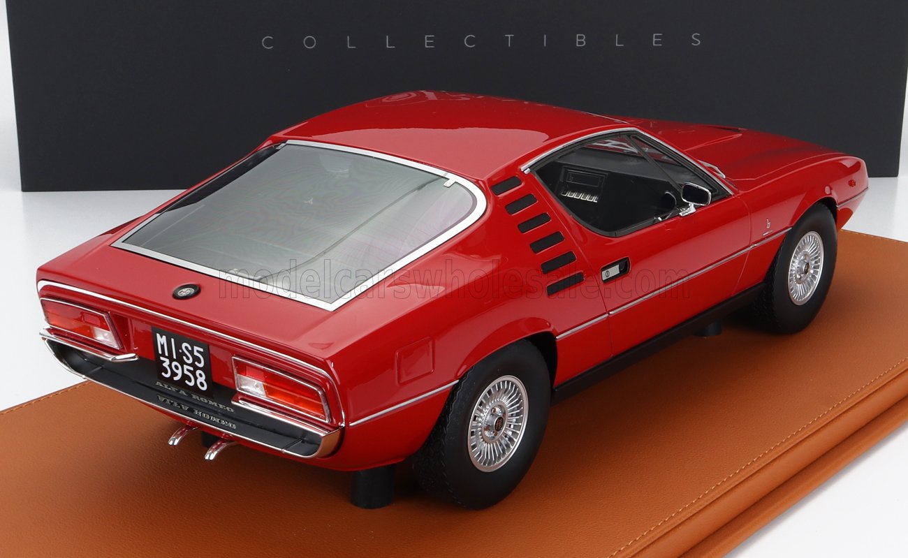 TOPMARQUES - 1/12 - ALFA ROMEO - MONTREAL 1970 - ROSSO ALFA RED