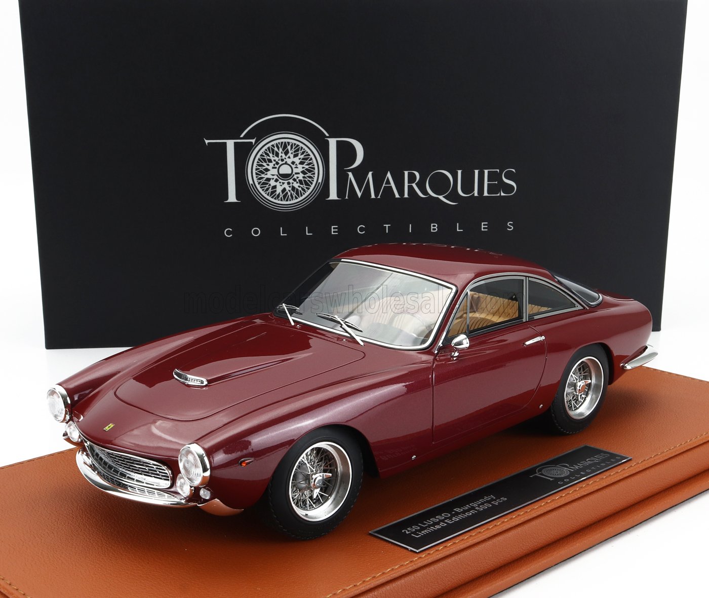 TOPMARQUES - 1/18 - FERRARI - 250 LUSSO COUPE 1963 - RED MET