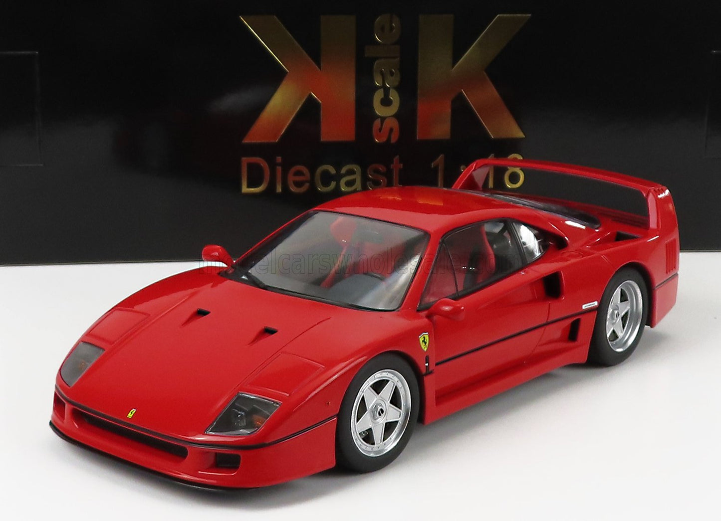 KK-SCALE - FERRARI - F40 1987 - RED INTERIOR