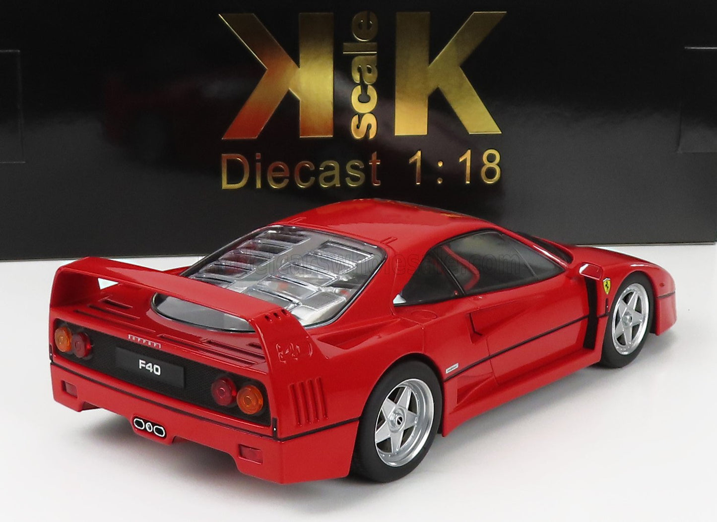 KK-SCALE - FERRARI - F40 1987 - RED INTERIOR