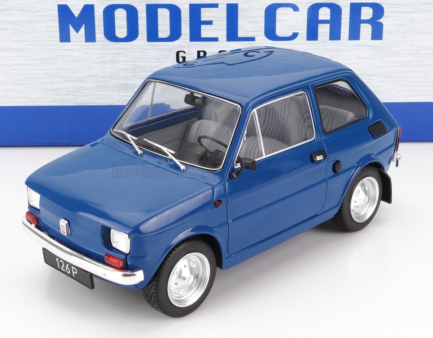 MCG - 1/18 - FIAT - 126 1972 - BLUE