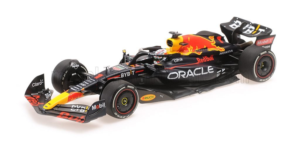 MINICHAMPS - RED BULL - F1 RB18 TEAM ORACLE RED BULL RACING N 1 WINNER AUSTIN USA GP WORLD CHAMPION 2022 MAX VERSTAPPEN