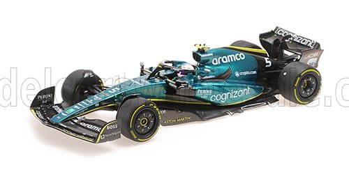 MINICHAMPS - ASTON MARTIN - F1 AMR22 TEAM ARAMCO COGNIZART N 5 ABU DHABI GP LAST RACE 2022 SEBASTIAN VETTEL