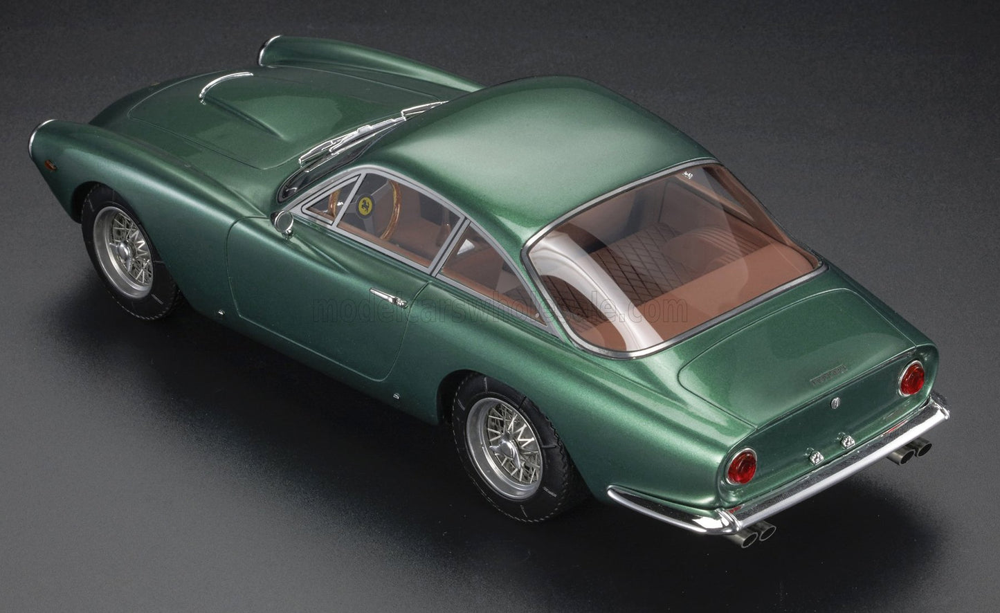 TOPMARQUES - 1/18 - FERRARI - 250 LUSSO COUPE 1963 - GREEN MET