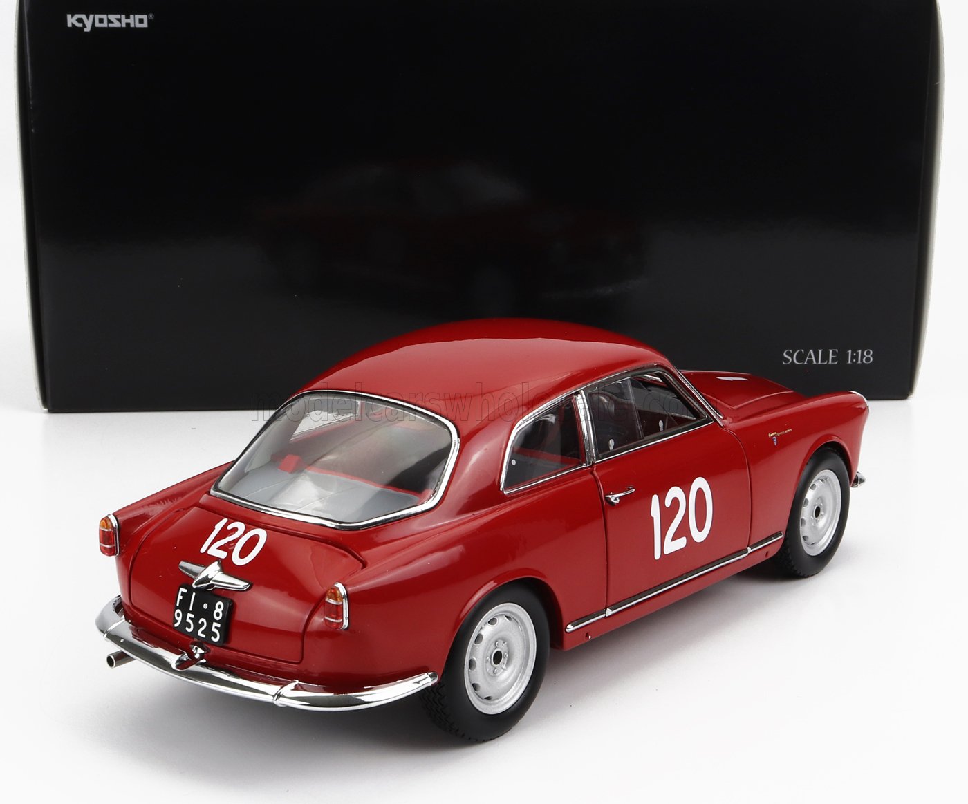 KYOSHO - ALFA ROMEO - GIULIETTA SV SPRINT VELOCE N 120 MILLE MIGLIA 1956 G.BECUCCI - P.CAZZATO