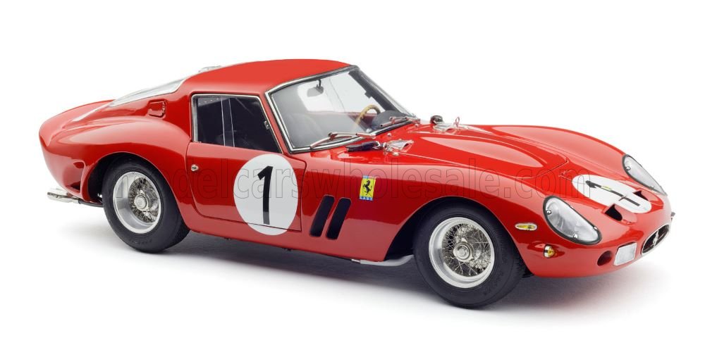 CMC - 1/18 - FERRARI - 250 GTO ch.3987 LHD COUPE N.A.R.T. N 1 WINNER 1000km MONTLHERY 1962 P.RODRIGUEZ - R.RODRIGUEZ - RED