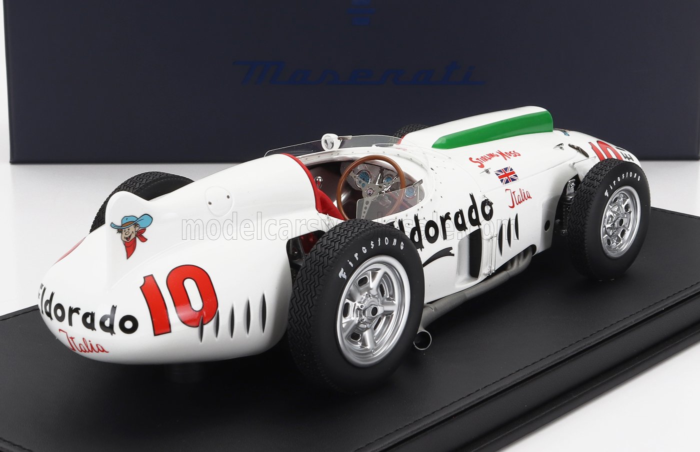 MASERATI MODELS - MASERATI - TIPO 420 M/58 ELDORADO N 10 500 MIGLIA MONZA 1958 STIRLING MOSS - RALPH LIGUORI