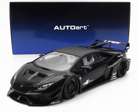 AUTOART - 1/18 - LAMBORGHINI - HURACAN LIBERTY WALK LB SILHOUETTE WORKS GT 2018 - BLACK