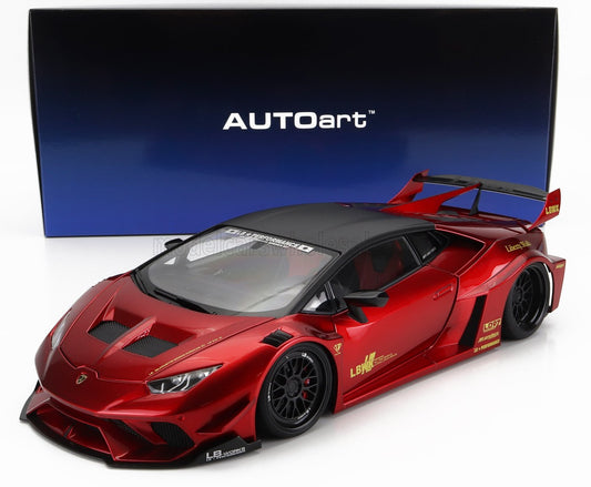 AUTOART - 1/18 - LAMBORGHINI - HURACAN LIBERTY WALK LB SILHOUETTE WORKS GT 2018 - HYPER RED