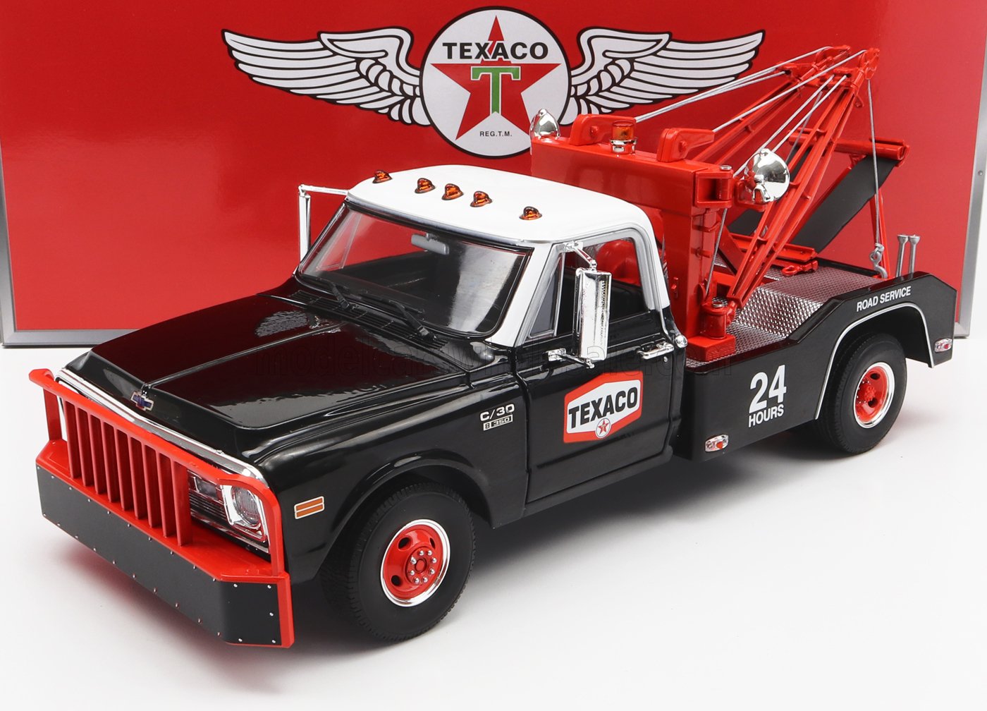 GREENLIGHT - CHEVROLET - C-30 PICK-UP TEXACO CARRO ATTREZZI - WRECKER ROAD SERVICE 1970