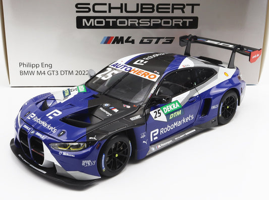 MINICHAMPS - 1/18 - BMW - 4-SERIES M4 GT3 TEAM SCHUBERT MOTORSPORT N 25 DTM SEASON 2022 P.ENG - BLUE BLACK