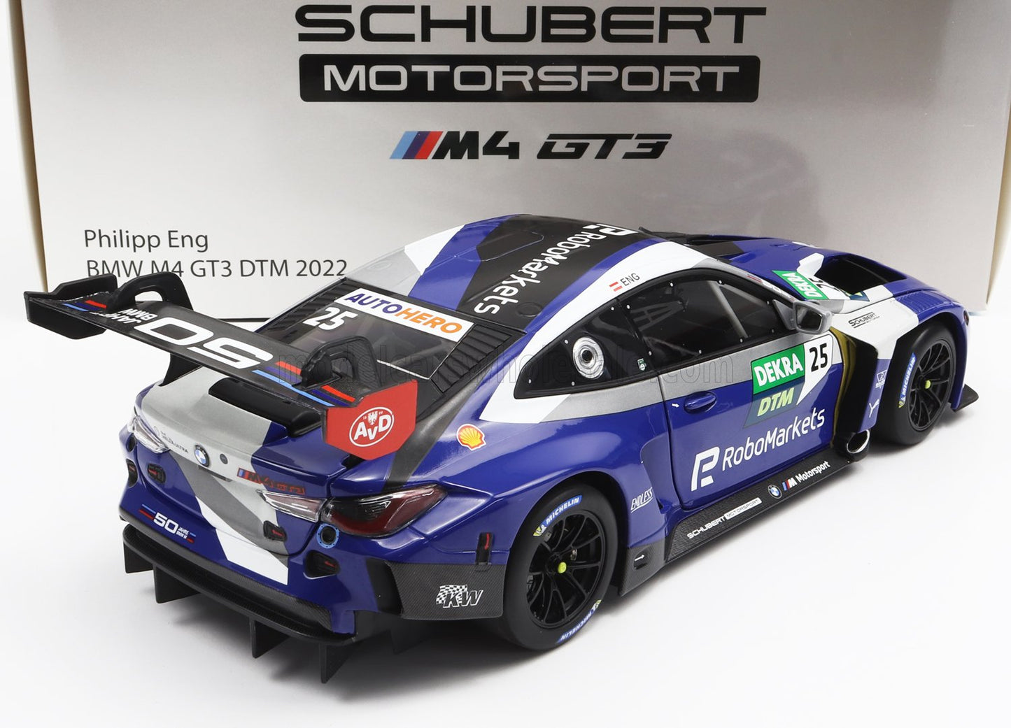 MINICHAMPS - 1/18 - BMW - 4-SERIES M4 GT3 TEAM SCHUBERT MOTORSPORT N 25 DTM SEASON 2022 P.ENG - BLUE BLACK