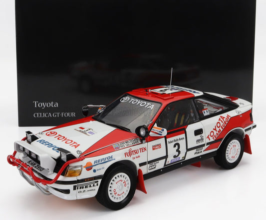 KYOSHO - TOYOTA - CELICA GT-FOUR ST165 (night version) N 3 WINNER RALLY SAFARI RALLY 1990 B.WALDEGARD - F.GALLAGHER