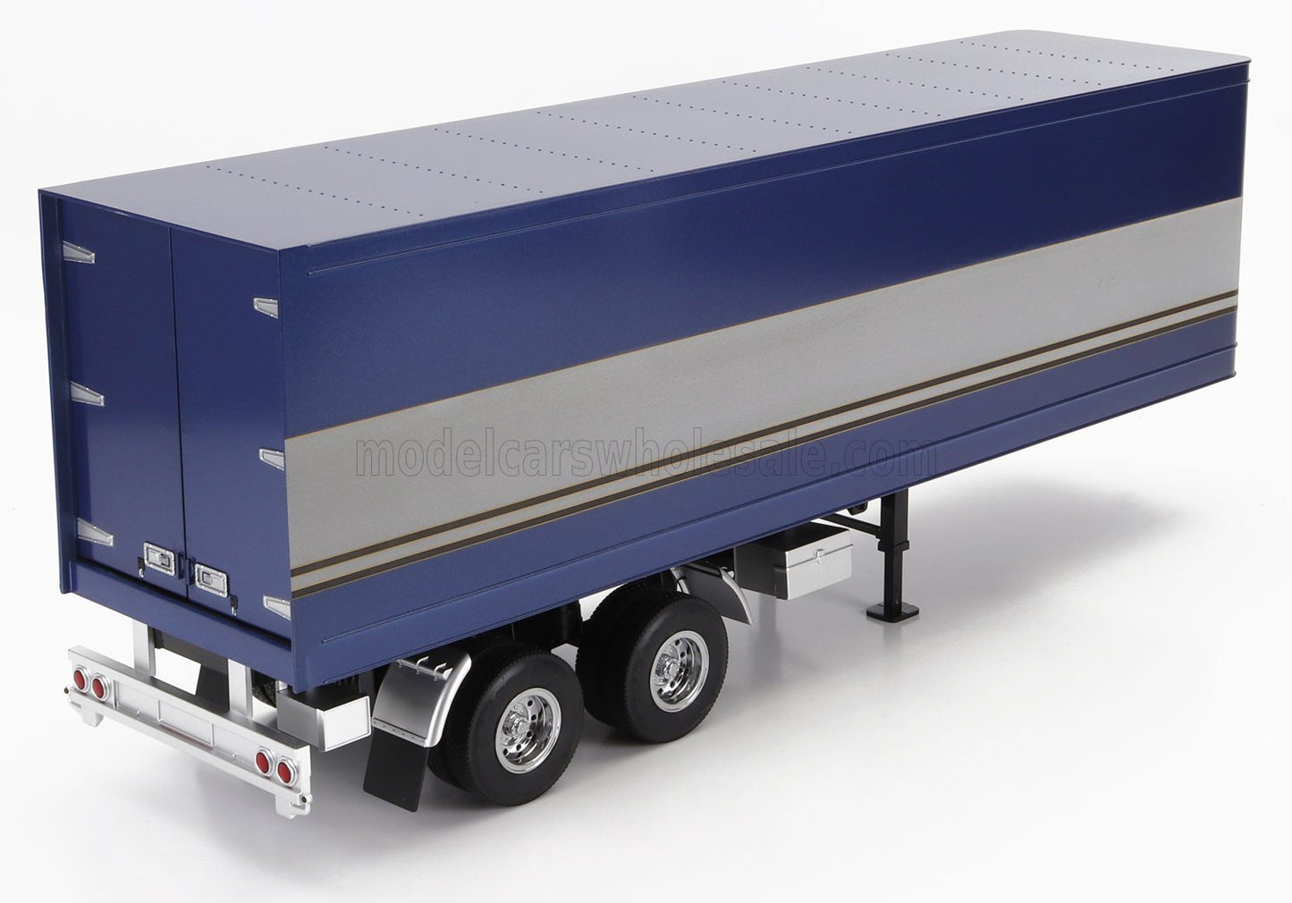 ROAD-KINGS - 1/18 - TRAILER - TRAILER FOR TRUCK - RIMORCHIO - BLUE SILVER