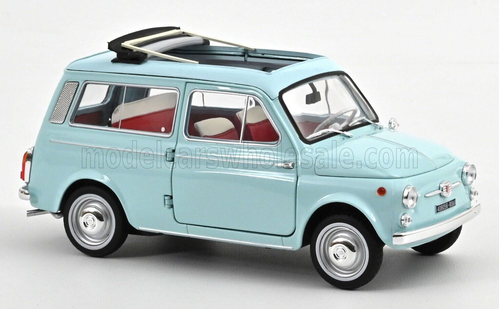 NOREV - FIAT - 500 GIARDINIERA 1964 - LIGHT BLUE